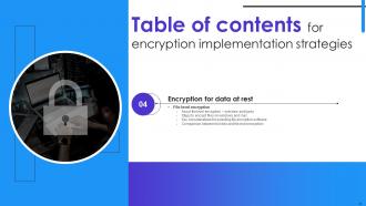 Encryption Implementation Strategies Powerpoint Presentation Slides Best Good