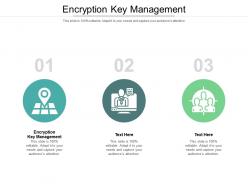 Encryption key management ppt powerpoint icon template cpb