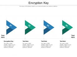 Encryption key ppt powerpoint presentation professional mockup cpb