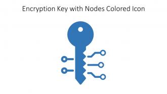 Encryption Key With Nodes Colored Icon In Powerpoint Pptx Png And Editable Eps Format