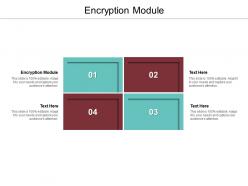 Encryption module ppt powerpoint presentation slides example cpb