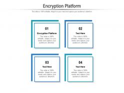 Encryption platform ppt powerpoint presentation icon example cpb