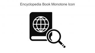 Encyclopedia Book Monotone Icon In Powerpoint Pptx Png And Editable Eps Format
