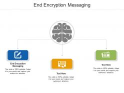 End encryption messaging ppt powerpoint presentation model show cpb