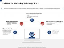 End Goal For Marketing Technology Stack Ppt Powerpoint Presentation Icon