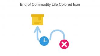 End Of Commodity Life Colored Icon In Powerpoint Pptx Png And Editable Eps Format