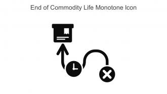 End Of Commodity Life Monotone Icon In Powerpoint Pptx Png And Editable Eps Format