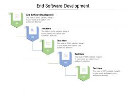 End software development ppt powerpoint presentation model guide cpb