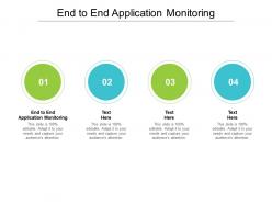 End to end application monitoring ppt powerpoint presentation summary graphics example cpb