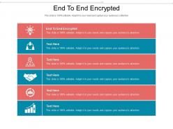 End to end encrypted ppt powerpoint presentation styles grid cpb