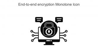 End To End Encryption Monotone Icon In Powerpoint Pptx Png And Editable Eps Format