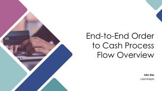 End To End Order To Cash Process Flow Overview PPT Mockup AT