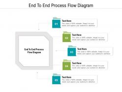 End to end process flow diagram ppt powerpoint presentation pictures topics cpb