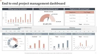 End To End Project Management Dashboard