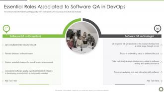 End to end qa and testing devops it essential roles associated to software qa