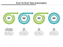 End to end test automation ppt powerpoint presentation pictures template cpb