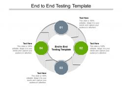 End to end testing template ppt powerpoint presentation ideas backgrounds cpb
