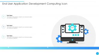 End User Application Development Computing Icon