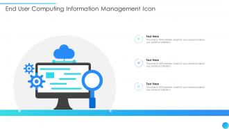 End User Computing Information Management Icon