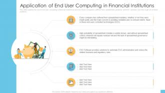 End user computing it application of end ppt powerpoint slide
