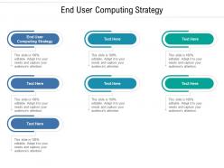 End user computing strategy ppt powerpoint presentation infographic template sample cpb