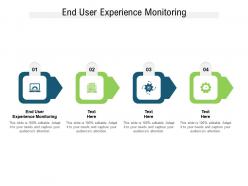 End user experience monitoring ppt powerpoint presentation infographics ideas cpb