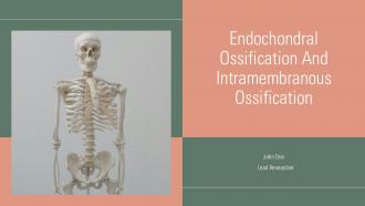 Endochondral Ossification And Intramembranous Ossification PPT Slides ACP