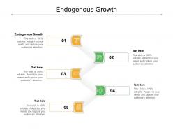 Endogenous growth ppt powerpoint presentation file outline cpb