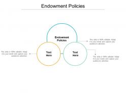 Endowment policies ppt powerpoint presentation slides guide cpb