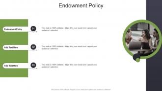 Endowment Policy In Powerpoint And Google Slides Cpb