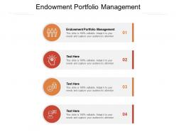 Endowment portfolio management ppt powerpoint presentation gallery icons cpb