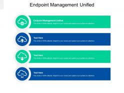 Endpoint management unified ppt powerpoint presentation ideas examples cpb