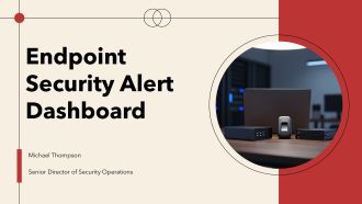 Endpoint Security Alert Dashboard PPT Mockup VA