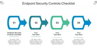 Endpoint security controls checklist ppt powerpoint presentation infographic template cpb