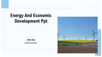 Energy And Economic Development PPT Designs ACP