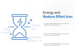 Energy And Reduce Effort Icon