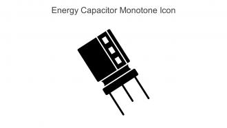 Energy Capacitor Monotone Icon In Powerpoint Pptx Png And Editable Eps Format