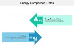 Energy comparison rates ppt powerpoint presentation model format cpb