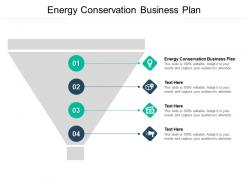 Energy conservation business plan ppt powerpoint presentation pictures graphics cpb