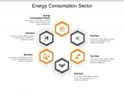 Energy consumption sector ppt powerpoint presentation model visual aids cpb