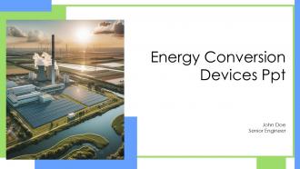 Energy Conversion Devices PPT Structure ACP