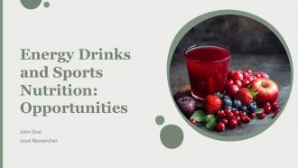 Energy Drinks And Sports Nutritionopportunities PPT Designs AT