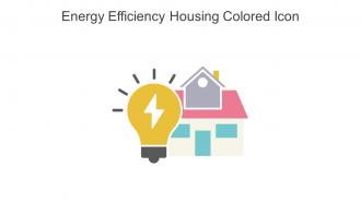 Energy Efficiency Housing Colored Icon In Powerpoint Pptx Png And Editable Eps Format