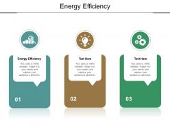 Energy efficiency ppt powerpoint presentation professional master slide cpb