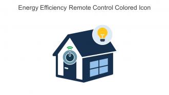 Energy Efficiency Remote Control Colored Icon In Powerpoint Pptx Png And Editable Eps Format