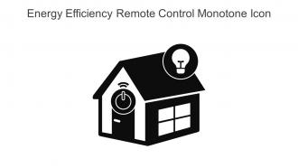 Energy Efficiency Remote Control Monotone Icon In Powerpoint Pptx Png And Editable Eps Format