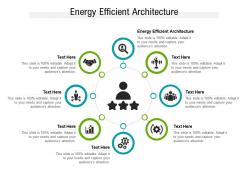 Energy efficient architecture ppt powerpoint presentation portfolio cpb