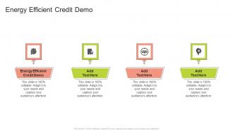 Energy Efficient Credit Demo In Powerpoint And Google Slides Cpb