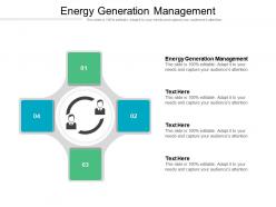 Energy generation management ppt powerpoint presentation icon brochure cpb
