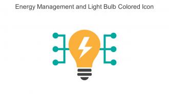 Energy Management And Light Bulb Colored Icon In Powerpoint Pptx Png And Editable Eps Format